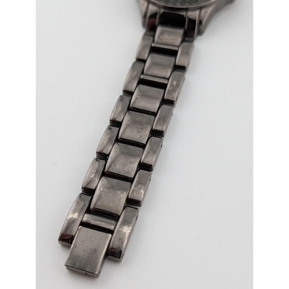 NY&C Watch Women 32mm Case Gunmetal Tone 7.25